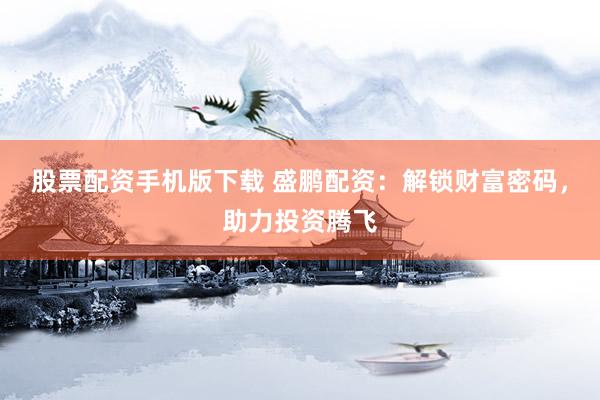 股票配资手机版下载 盛鹏配资：解锁财富密码，助力投资腾飞