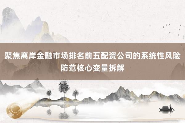 聚焦离岸金融市场排名前五配资公司的系统性风险防范核心变量拆解